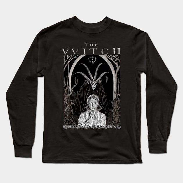 Wouldst Thou Like To Live Deliciously Long Sleeve T-Shirt by The Dark Vestiary